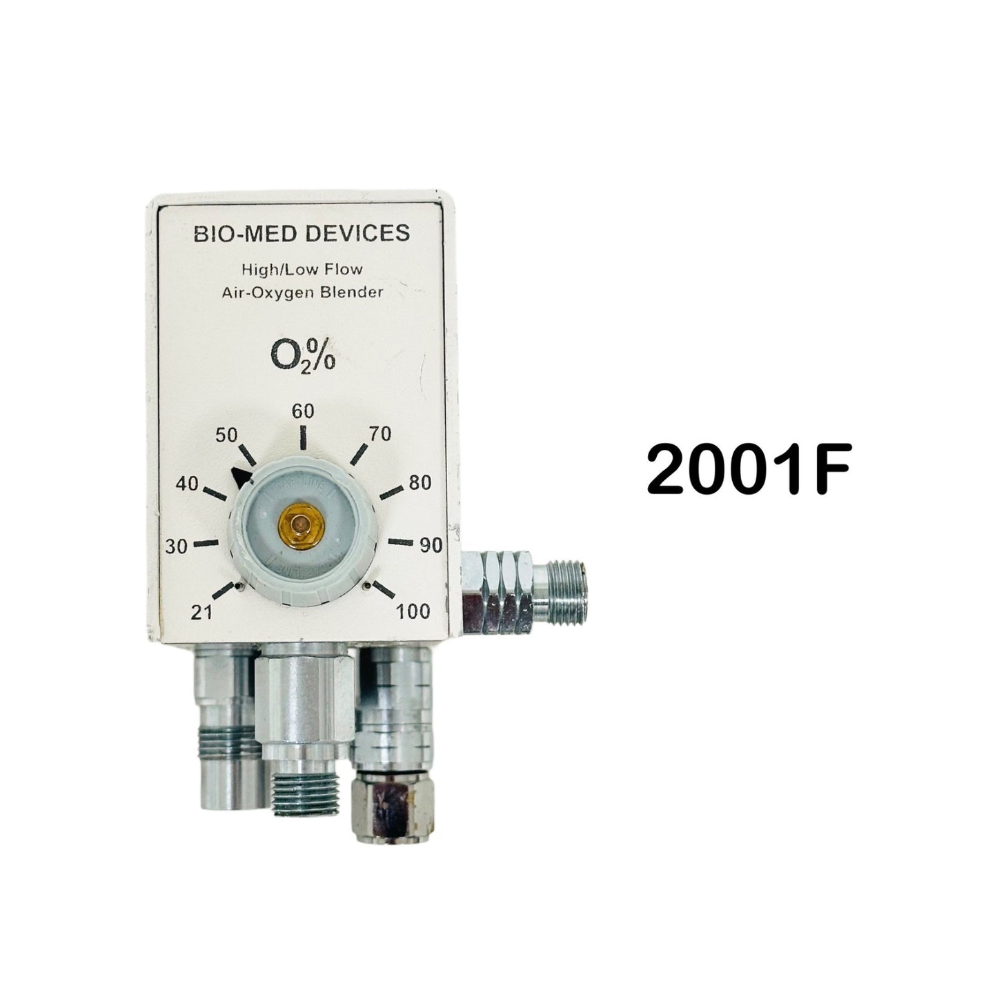 Bio-Med Devices 2001F Air O2 High Flow Mixer