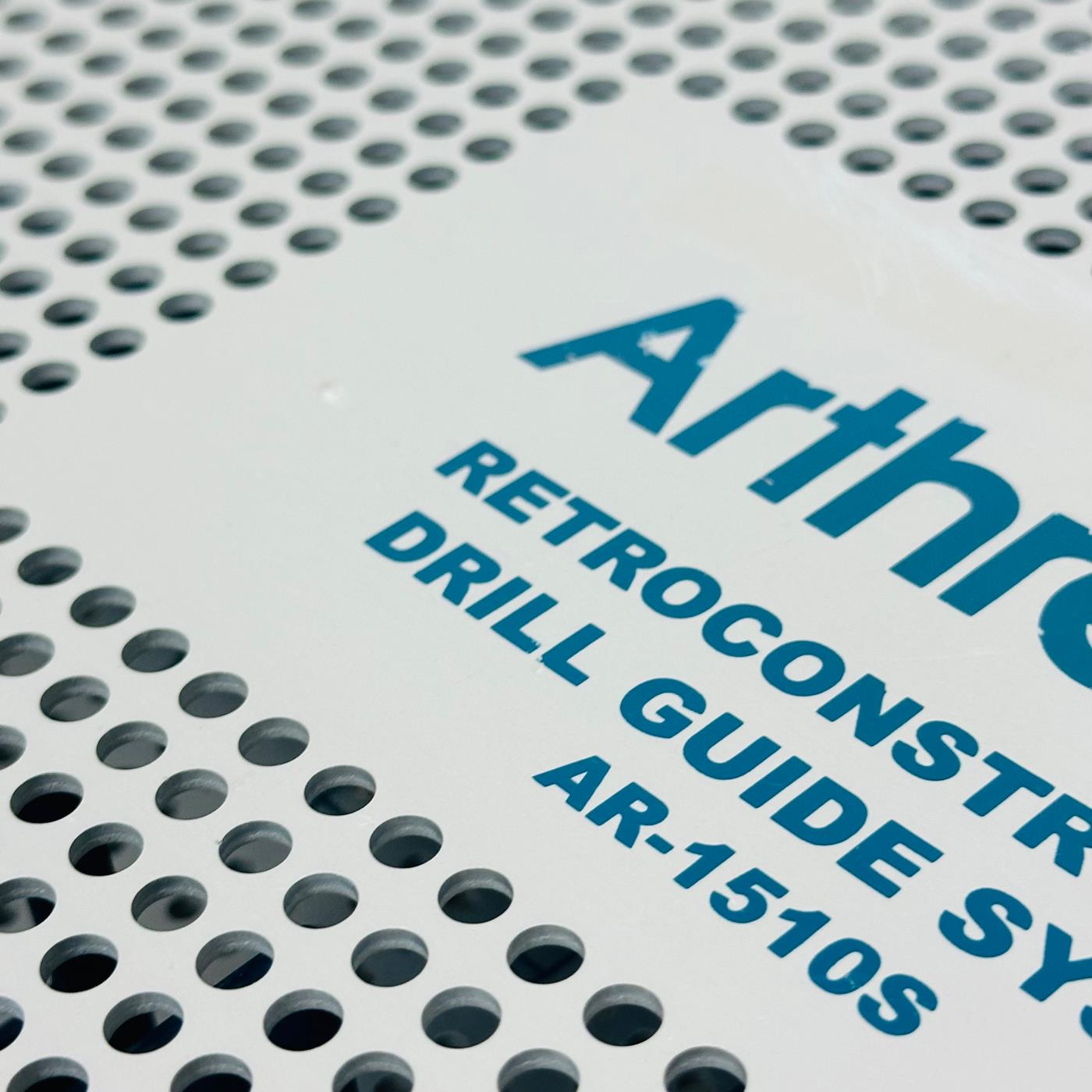 Arthrex AR-1510S Retroconstruction Drill Guide System Tray Only W/ Lid