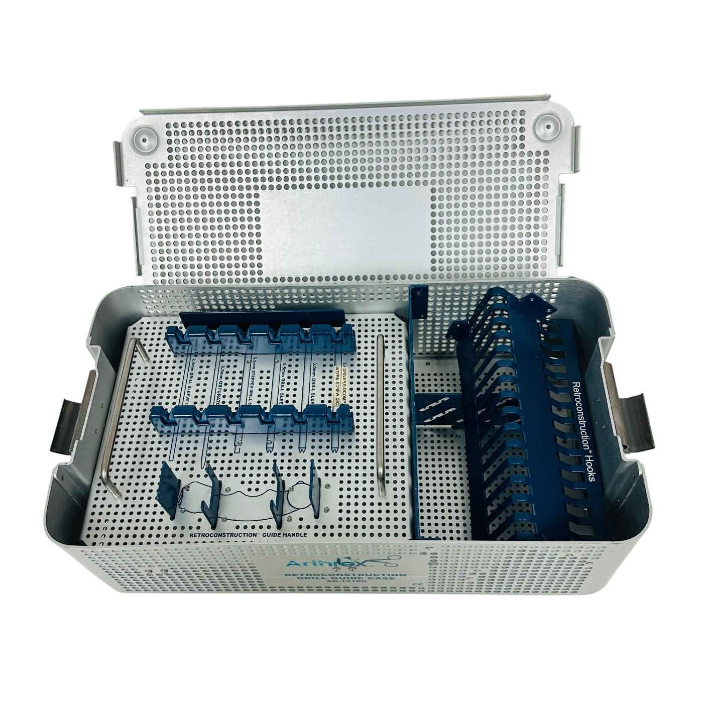 Arthrex AR-1510S Retroconstruction Drill Guide System Tray Only W/ Lid