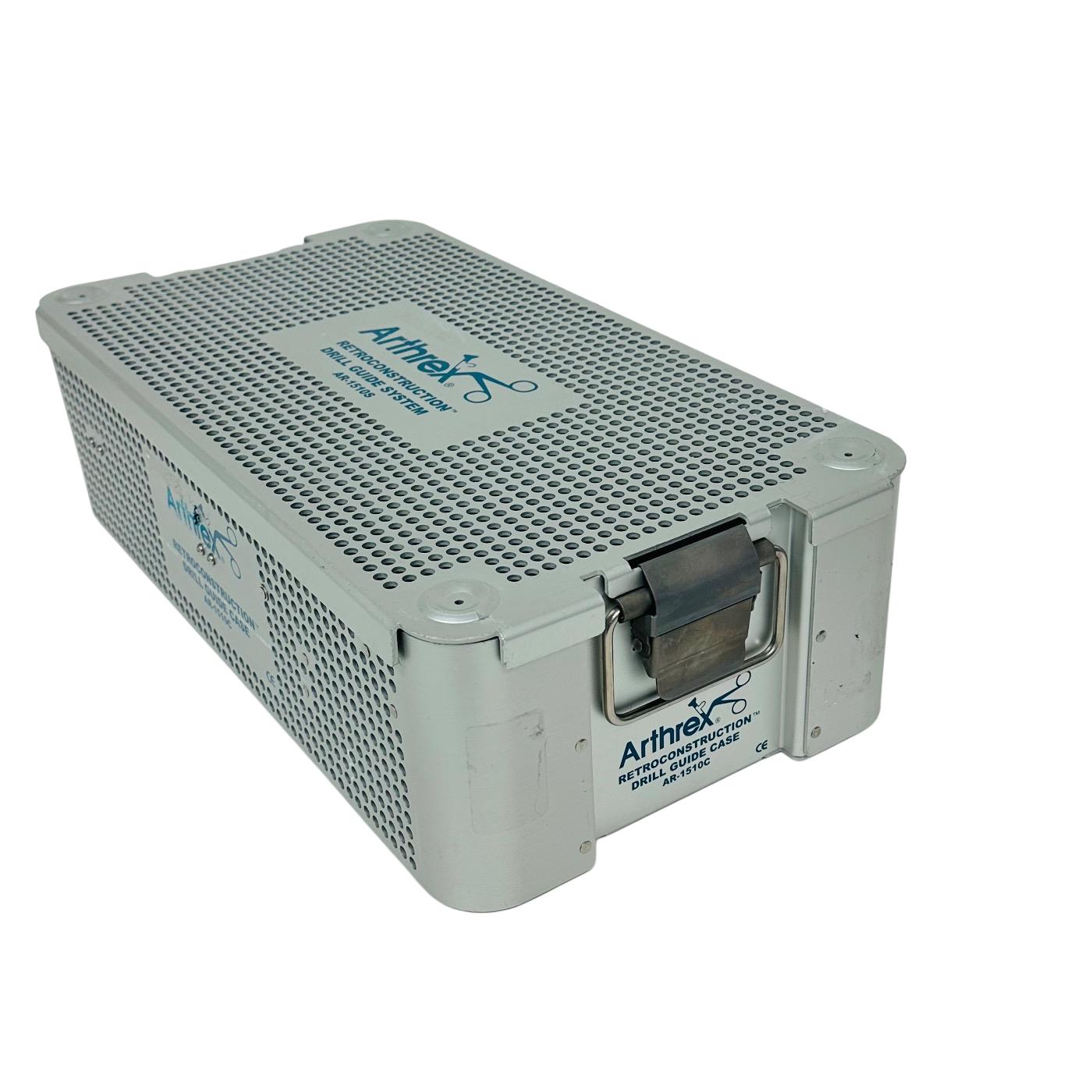 Arthrex AR-1510S Retroconstruction Drill Guide System Tray Only W/ Lid