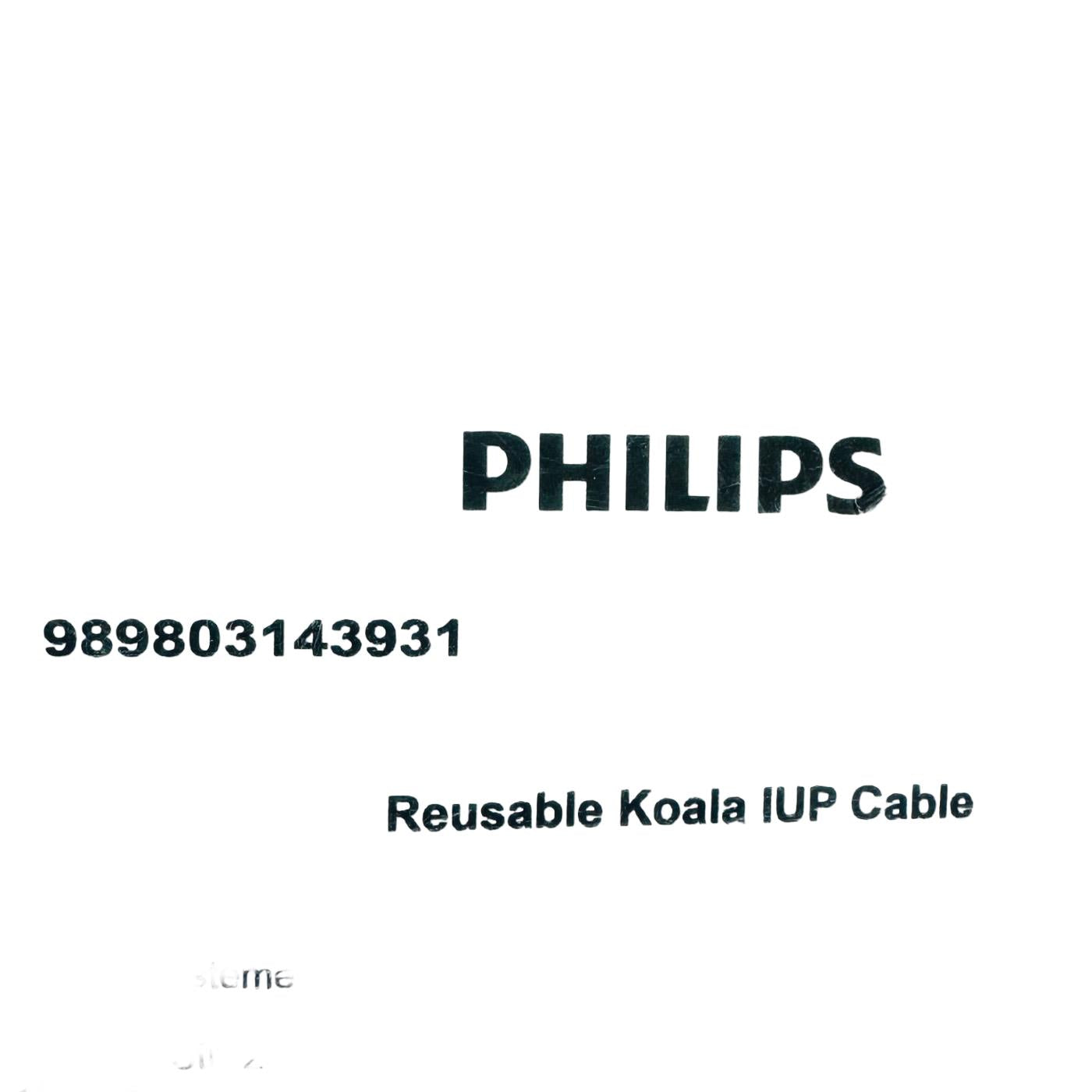 PHILIPS 989803143931 Reusable Koala IUP Cable