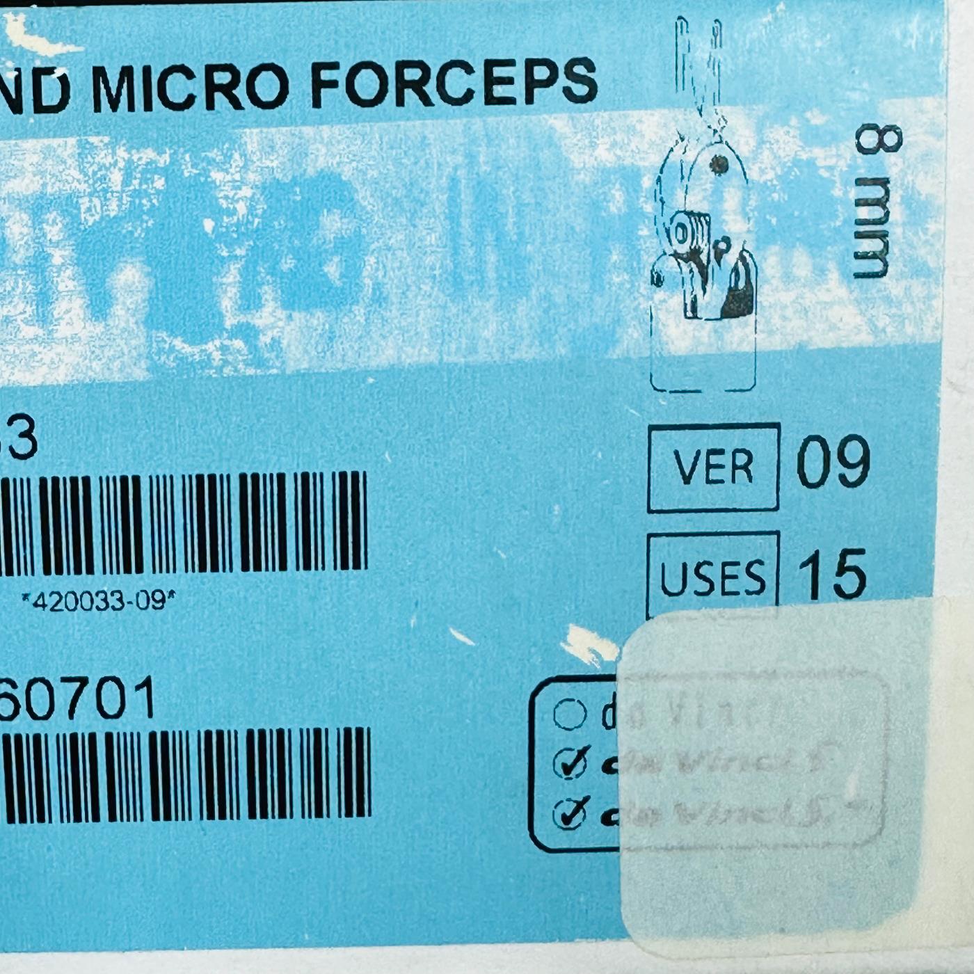 Intuitive Surgical 420033 Da Vinci Black Diamond Micro Forcep 8mm (New)