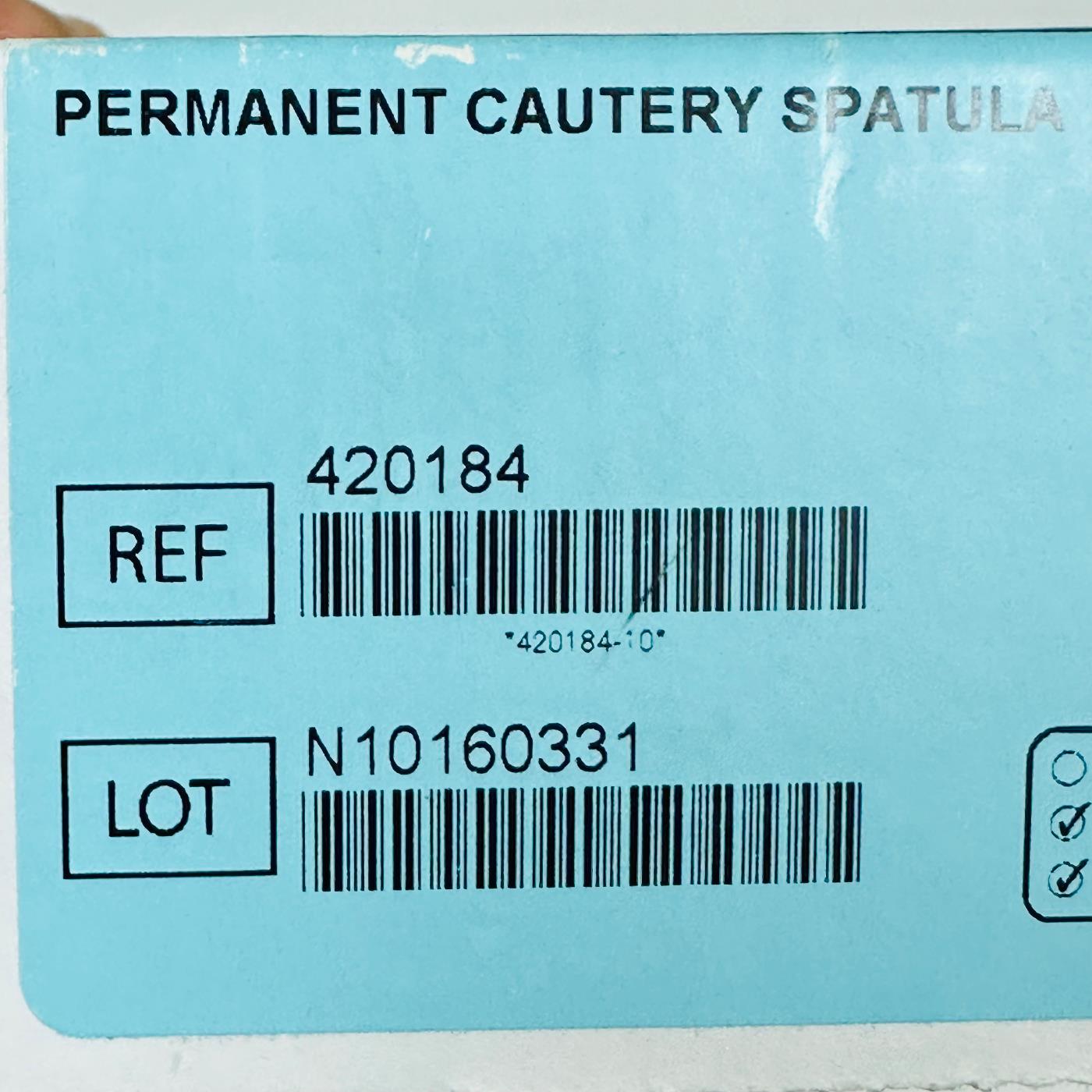 Intuitive Surgical 420184 Da Vinci PERMANENT CAUTERY SPATULA 8mm (New)