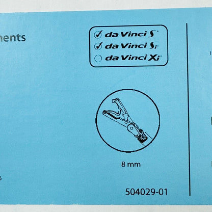 Intuitive Surgical 420327 Da Vinci Medium-Large Clip Applier 8mm (New)