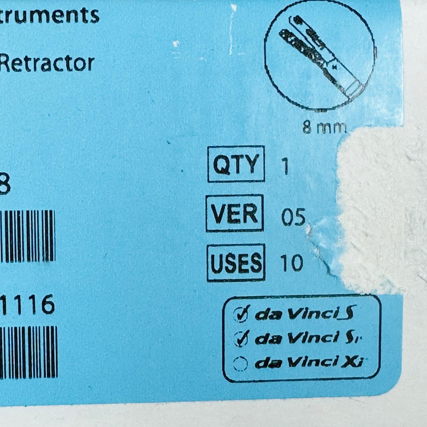 Intuitive Surgical 420318 Da Vinci Small Grasping Retractor 8mm Instrument (New)