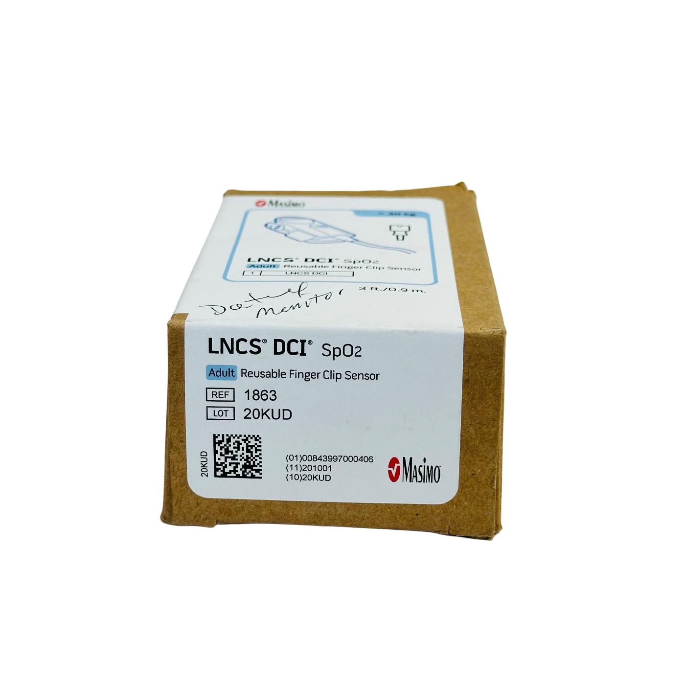 Masimo 1863 o2 Sensor Lncs Adult Reusable 3 Foot Cord